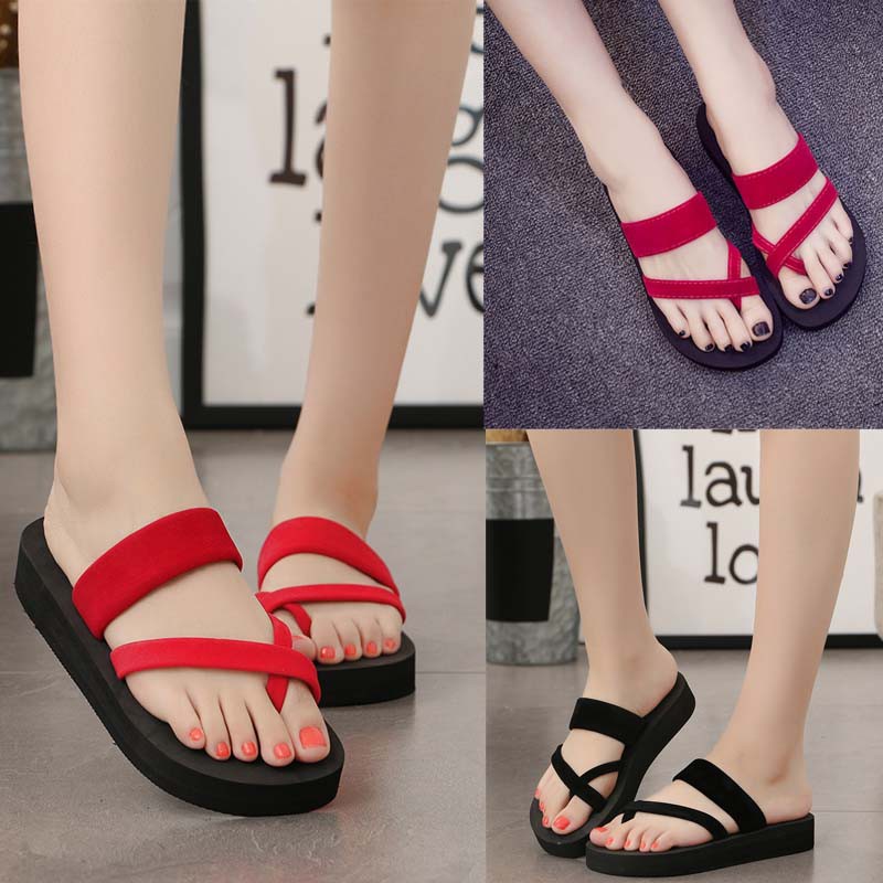  Sandal  Selop Gaya Korea  untuk Wanita  Shopee  Indonesia