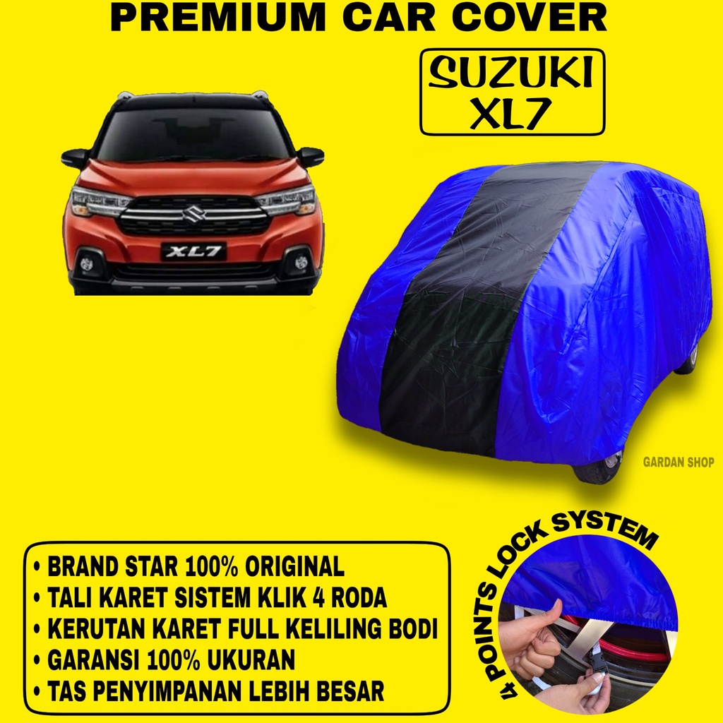 Body Cover SUZUKI XL7 BIRU HITAM Penutup Bodi Mobil Suzuki Xl7 Waterproof PREMIUM