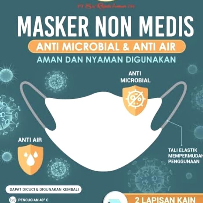 Ready Siap Kirim Masker Sritex Anti Bakteri Anti Air