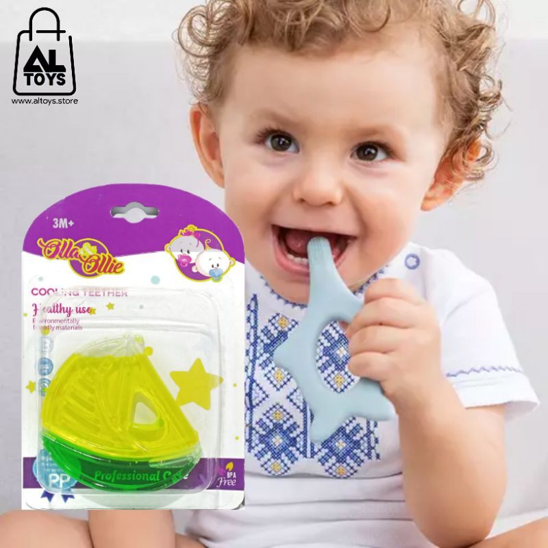 Gigitan Bayi Liquid Silikon Aman Untuk Bayi Di Atas 3 Bulan