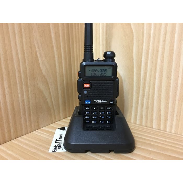 Unik HT HandyTalkie Handy Talkie TORI TORIphone TP 889 DLX TP 889 DUAL BAND   Hitam Limited