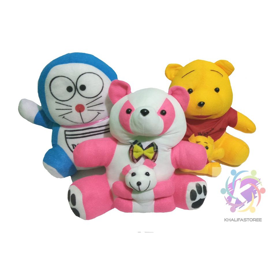 BONEKA KARAKTER/BONEKA KARAKTER LUCU UKURAN SEDANG TINGGI 29 CM