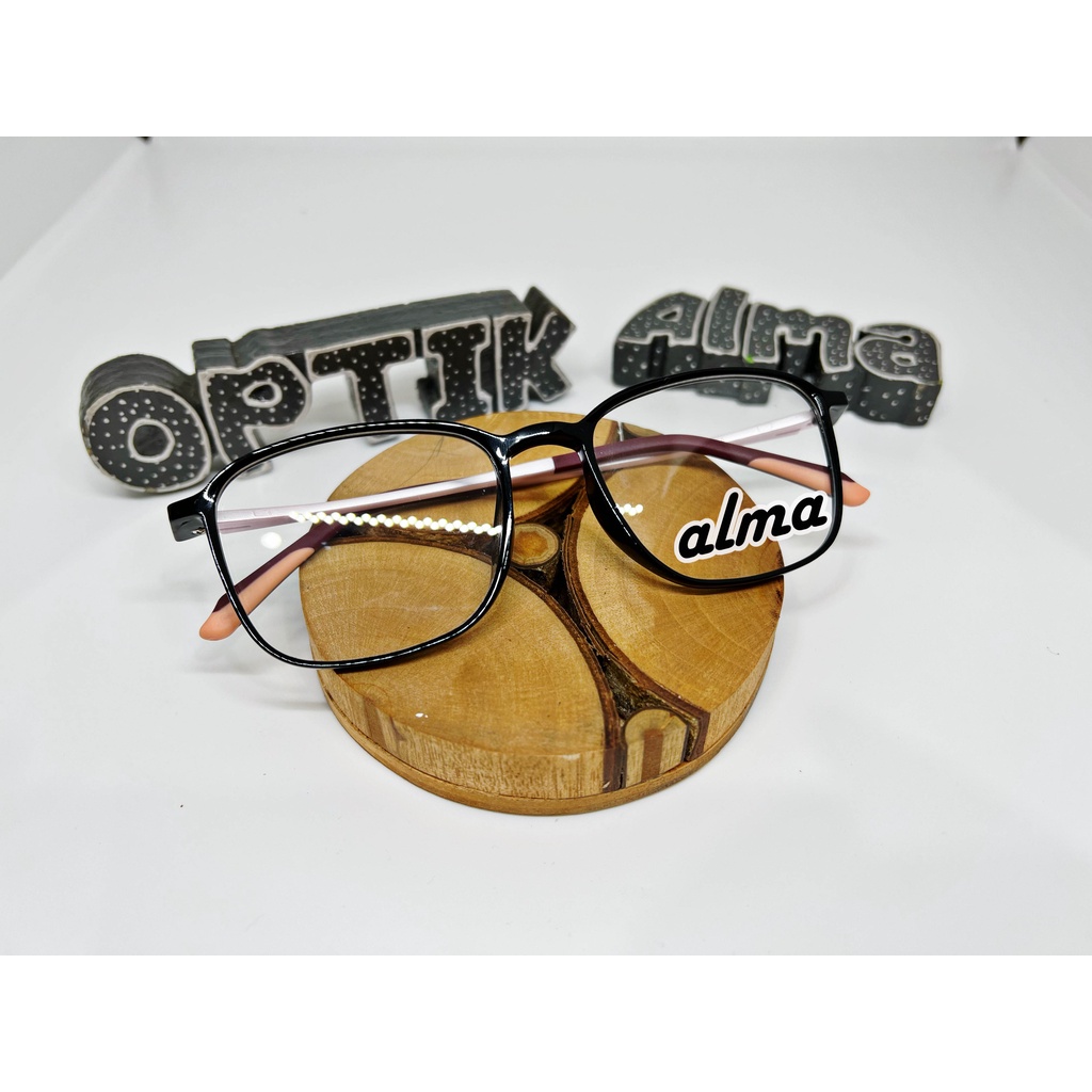 kacamata bisa dengan lensa BLUESACROMIC, BLUECROMIC, BLUERAY, PHOTOCROMIC, BLUESATIN | optik alma