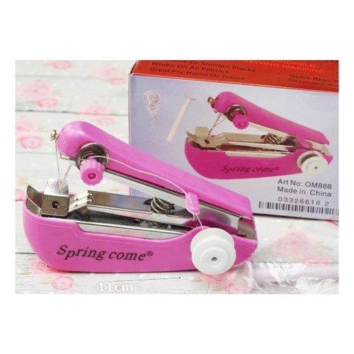 Alat Mesin Jahit Mini Portable Tangan Portabel Murah Baju Celana Sewin-4