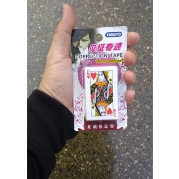 

Correction pen tip x unik model kartu King dan Queen