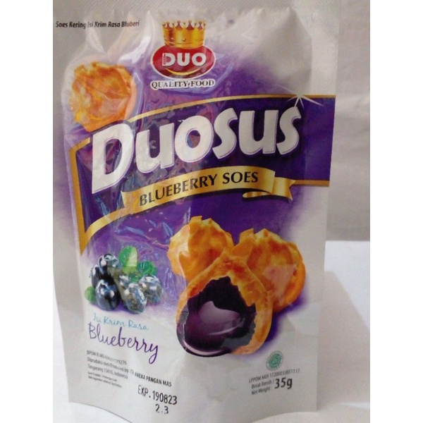 

Duosus 35 gr pack isi 10 bungkus / duo sus/ duo soes