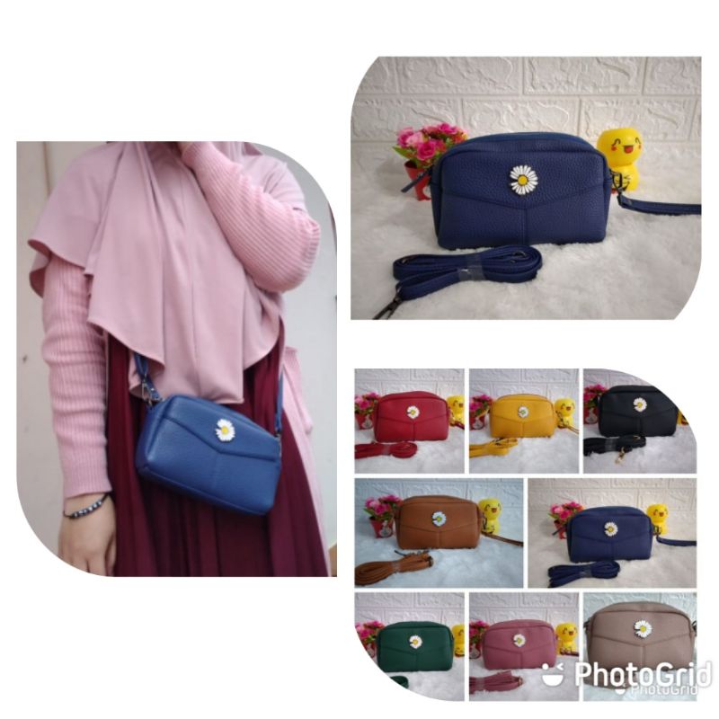 tas bapau kulit jeruk tebal tali 2in1