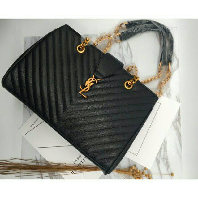 Tote Bag YSL Semipremium/tas handbag/tasbahu/tas import/tas batam /tas premium/tasbatam