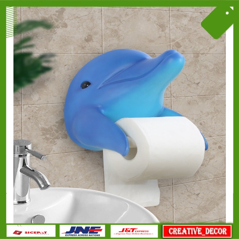 Tempat Tisu Estetik Lucu Creative toilet paper holder cute animal tissue box toilet paper roll paper