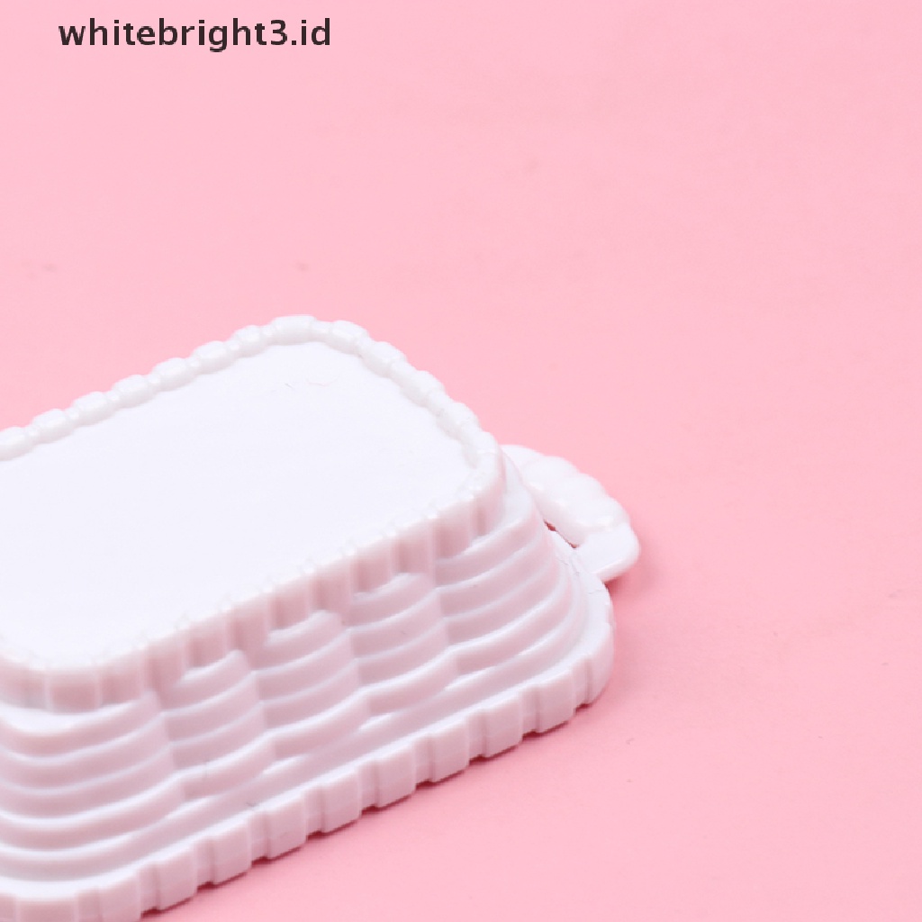 {whitebright3.id} 4Pcs Environmental Miniature Food Model Decoration Dollhouse Accessories Basket ,