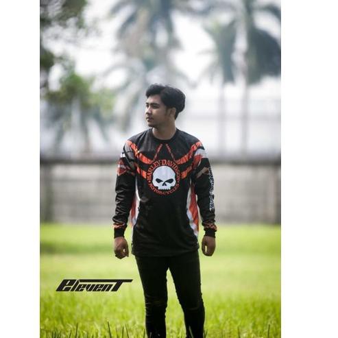 Baju Jersey motor harley-davidson/Long sleeve Jersey harley-davidson