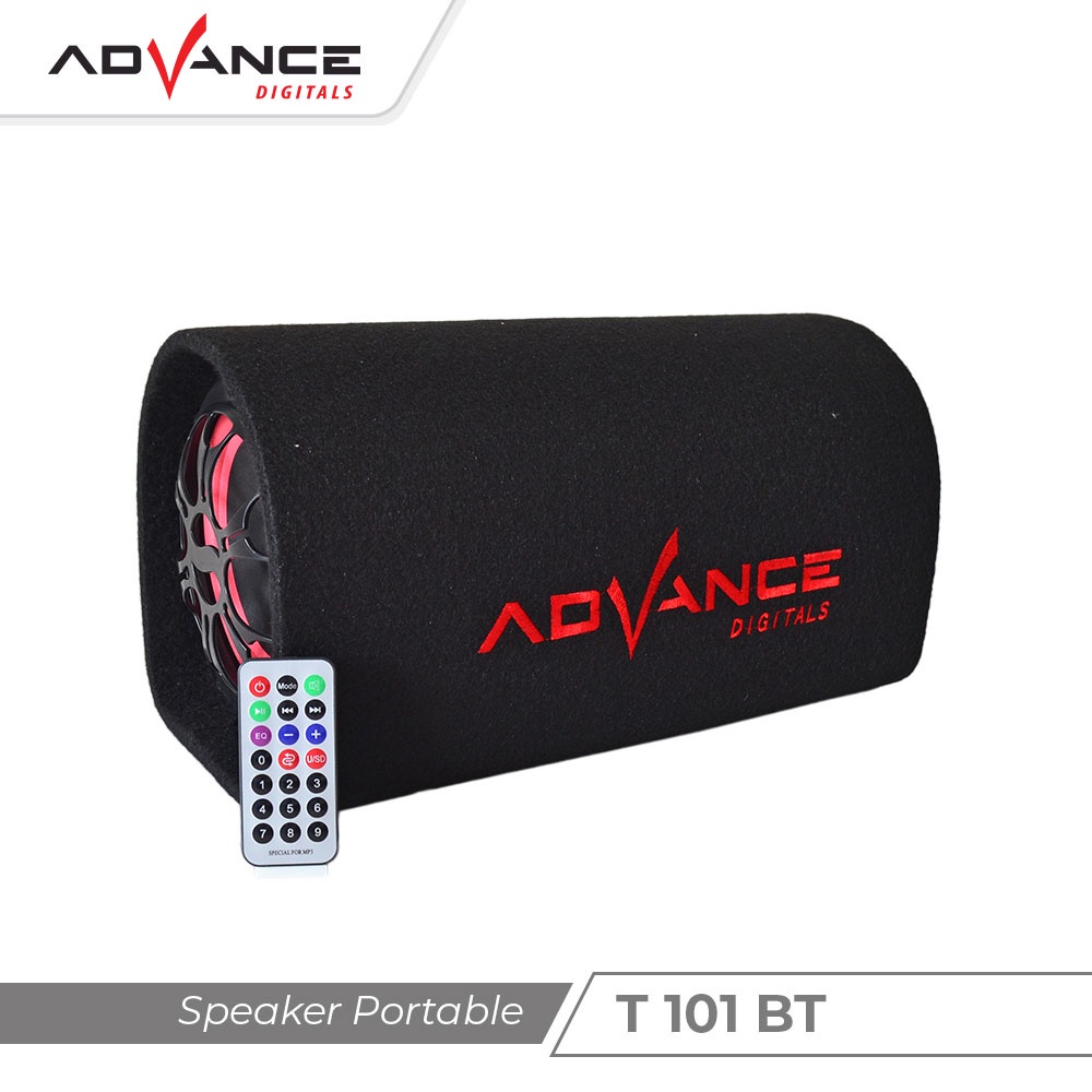 Speaker Advance T-101BT Speaker Bluetooth - Black [Karaoke/FM/5 Inch] ~ FMS