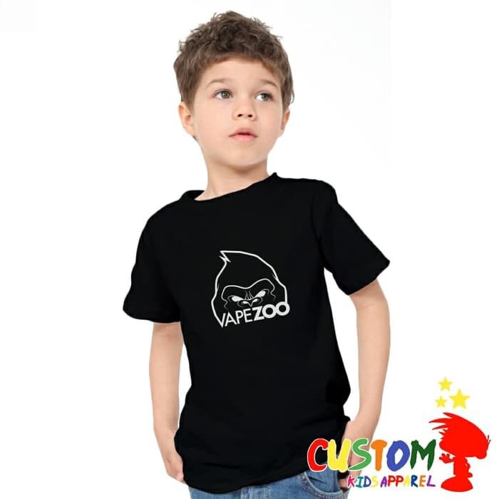 Baju Kaos Anak Anak Lucu VapeZoo made by Custom Kids