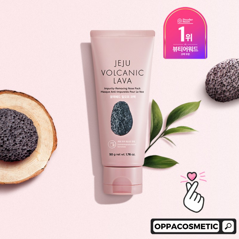 The Face Shop Jeju Volcanic Lava Peel Off Clay Nose Mask 50g