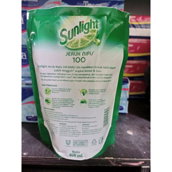 Sunlight Jeruk Nipis Refill 460ml