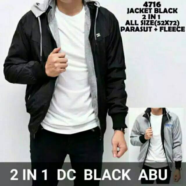 JAKET DC BOLAK BALIK/ JAKET BB/ JAKET ORIGINAL