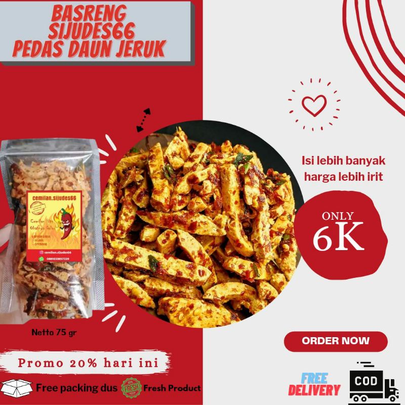 

Basreng Stik Pedas Daun Jeruk 1kg Gurih Baso Goreng Kriuk Cemilan Jajanan Pedas