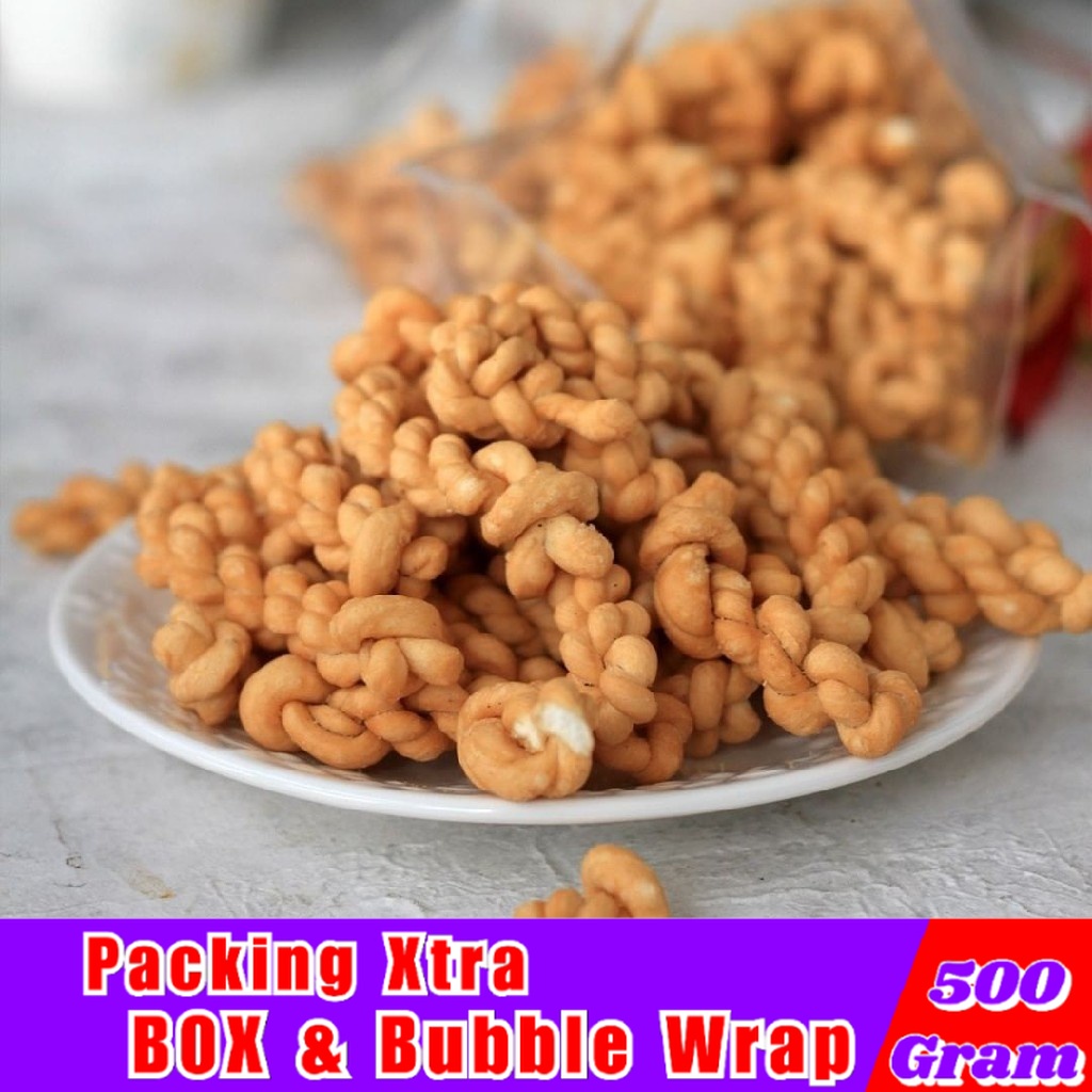 

500gr Kue Tambang Untir Untir / Unter Unter - Hufaida Snack makanan ringan