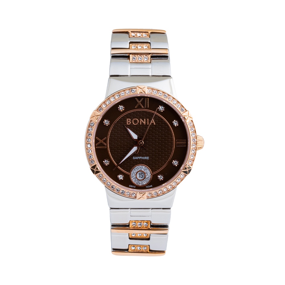 Jam Tangan Bonia Premium BP10346-2643S Jam Tangan Wanita Analog Brown