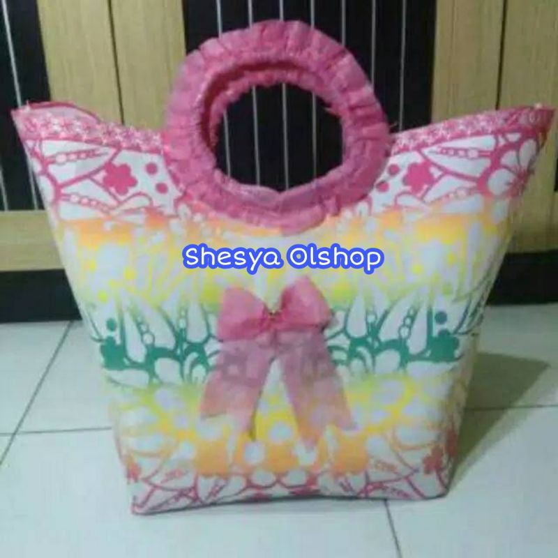 

Tas hajatan mewah warna pegangan bulat 22