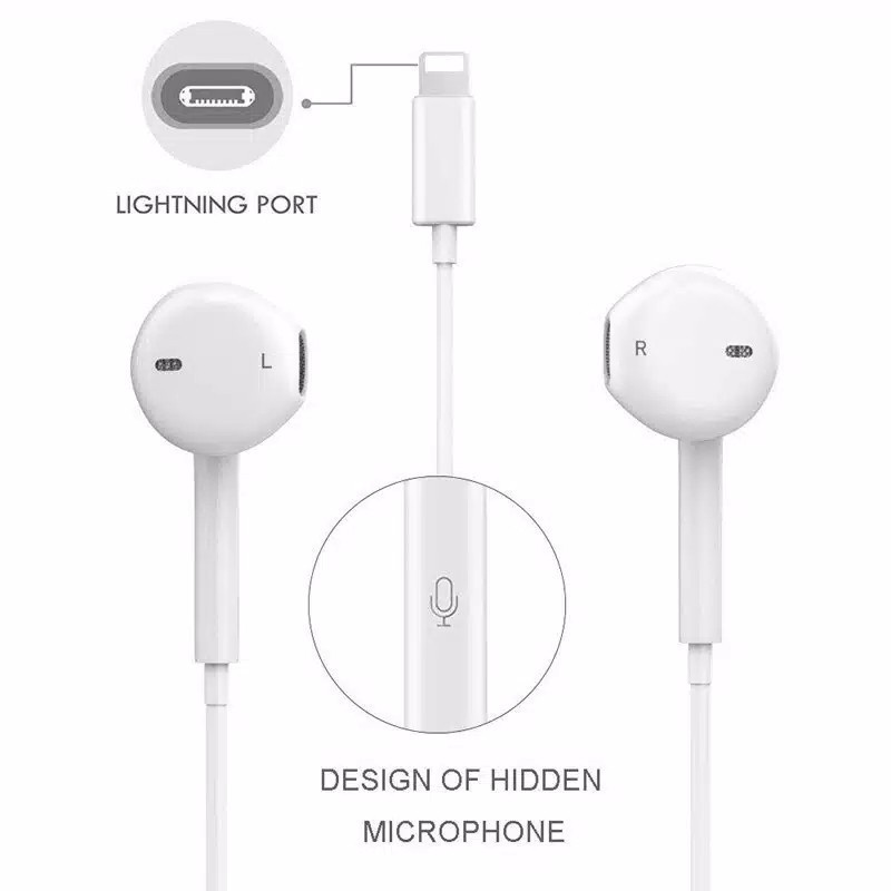 Headset - Earphone Lightning Conect Bluetooth