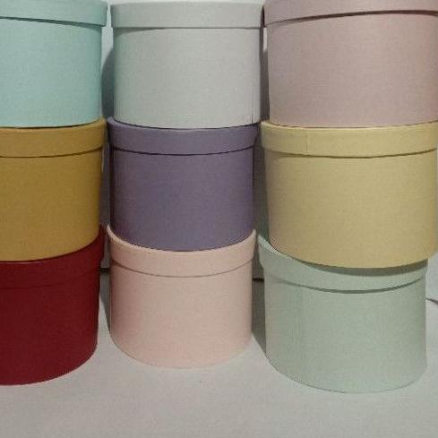 

℮ Gift Box Bulat D20T12/BloomBox Flower/Round Flower Box/Box Bulat/Box Bunga/Box Bunga Bulat ✈