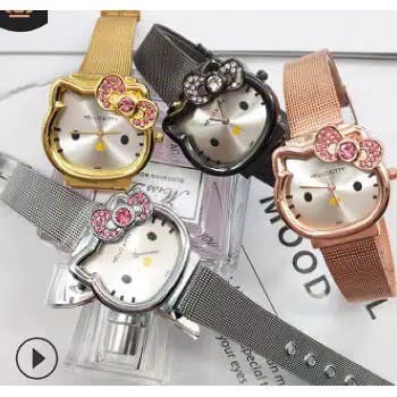 (COD)Jam Tangan Anak-Anak HK-175 Korea Karakter Hello Kitty Pasir