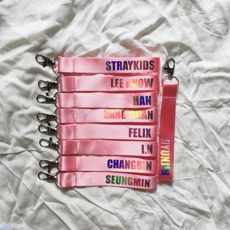 [kstuffind] STRAYKIDS Gantungan kunci strap lanyard straykids mirah strap straykids