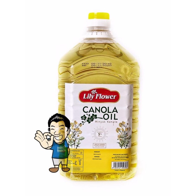 

Minyak Kanola Lily Flower- Canola Oil 5L