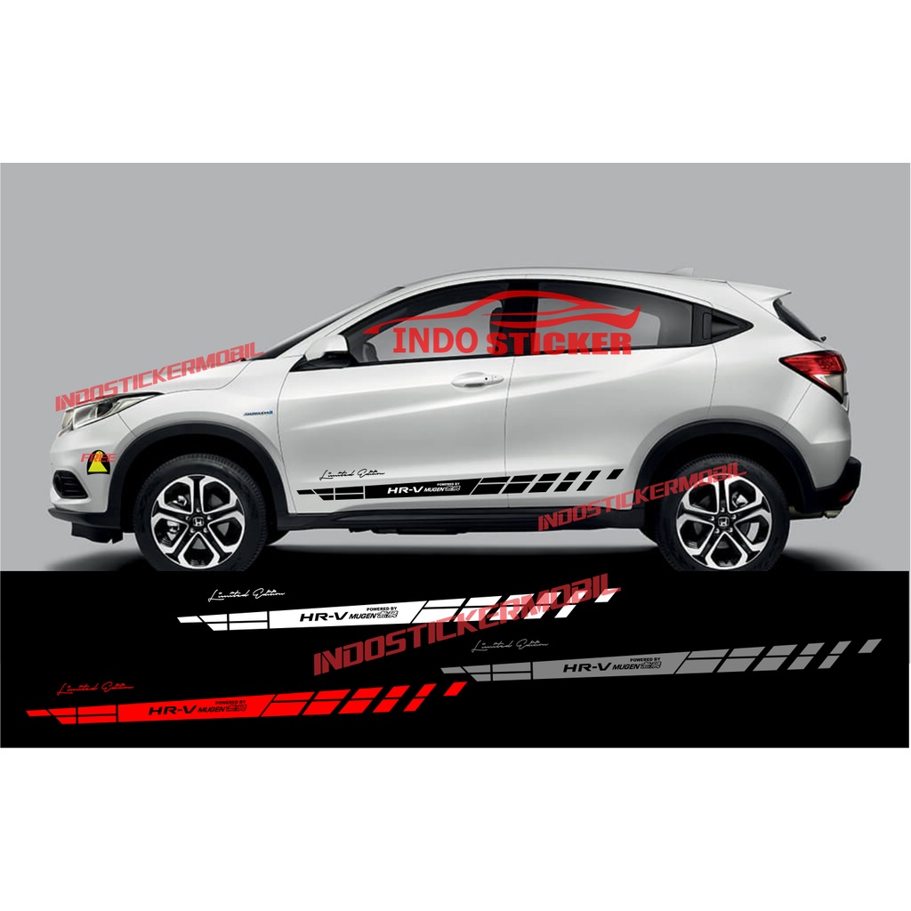 Cutting Sticker hrv sticker stiker mobil honda hrv brv crv sticker list honda hrv