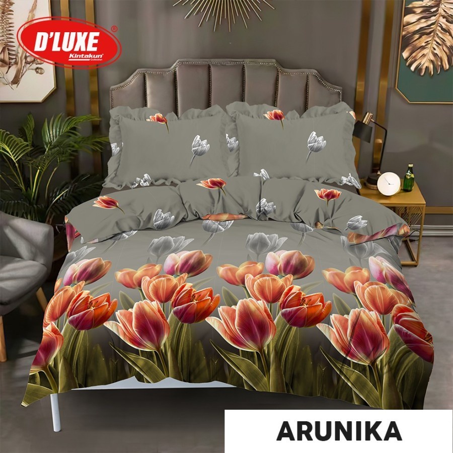 full set bedcover   sprei kintakun 3d rumbai queen king 160x200 180x200 motif arunika