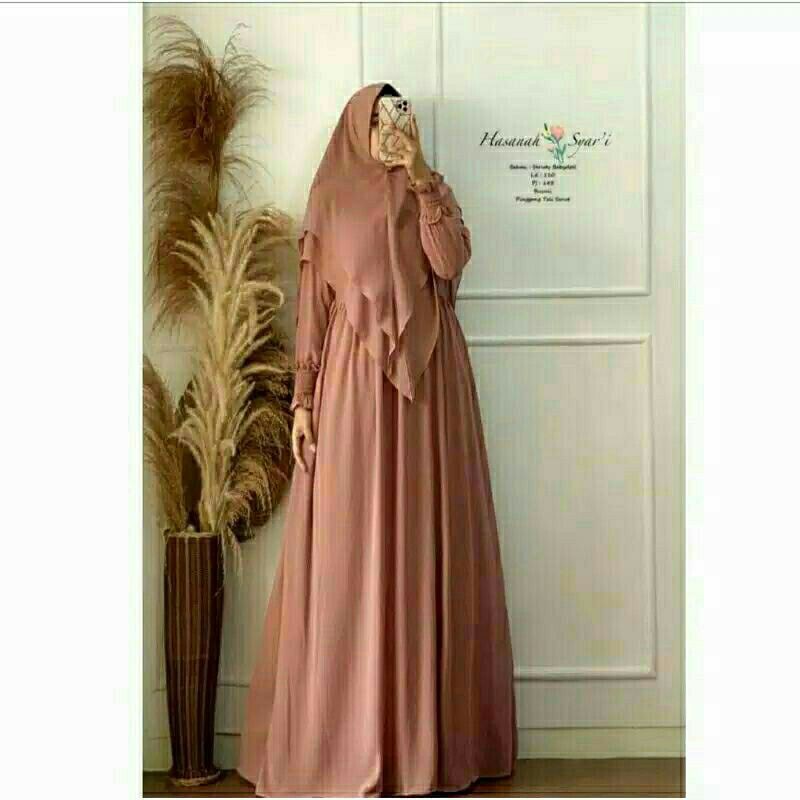 GAMIS SYAR'I HASANAH CERUTY BEBI DOOL PREMIUM FULL PURING