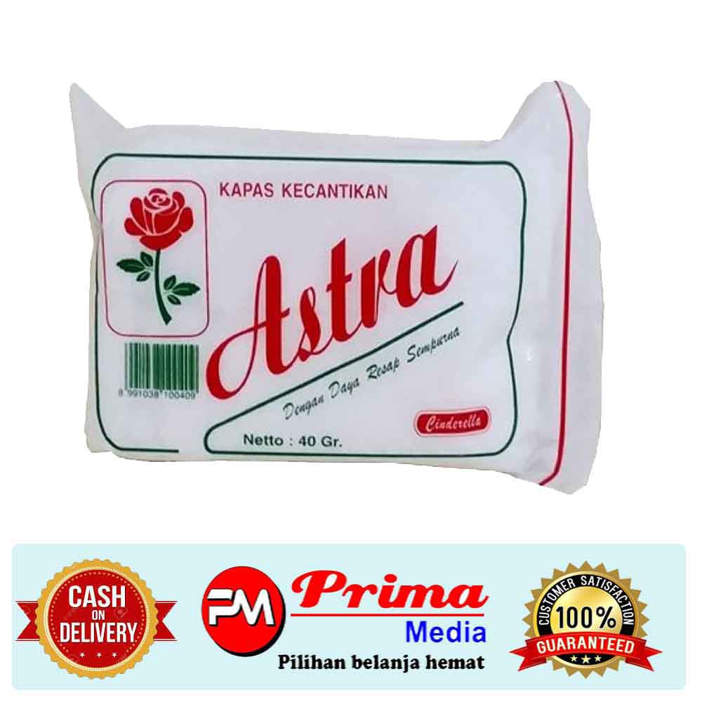 Kapas Astra Cinderella 40g