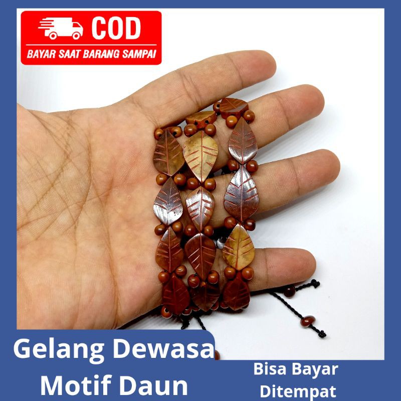 (OBRAL KOKKAH) GELANG MOTIP DAUN