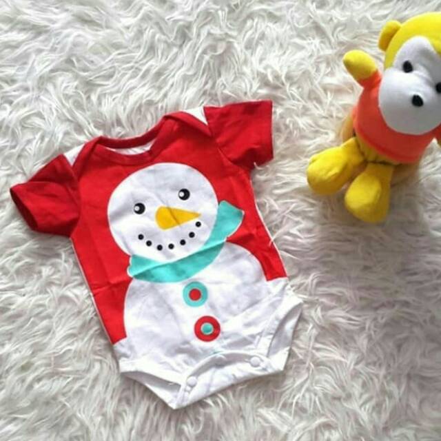 Jumper natal/ Fashion anak bayi laki perempuan baju bayi jumper natal bayi kostum natal bayi snowman