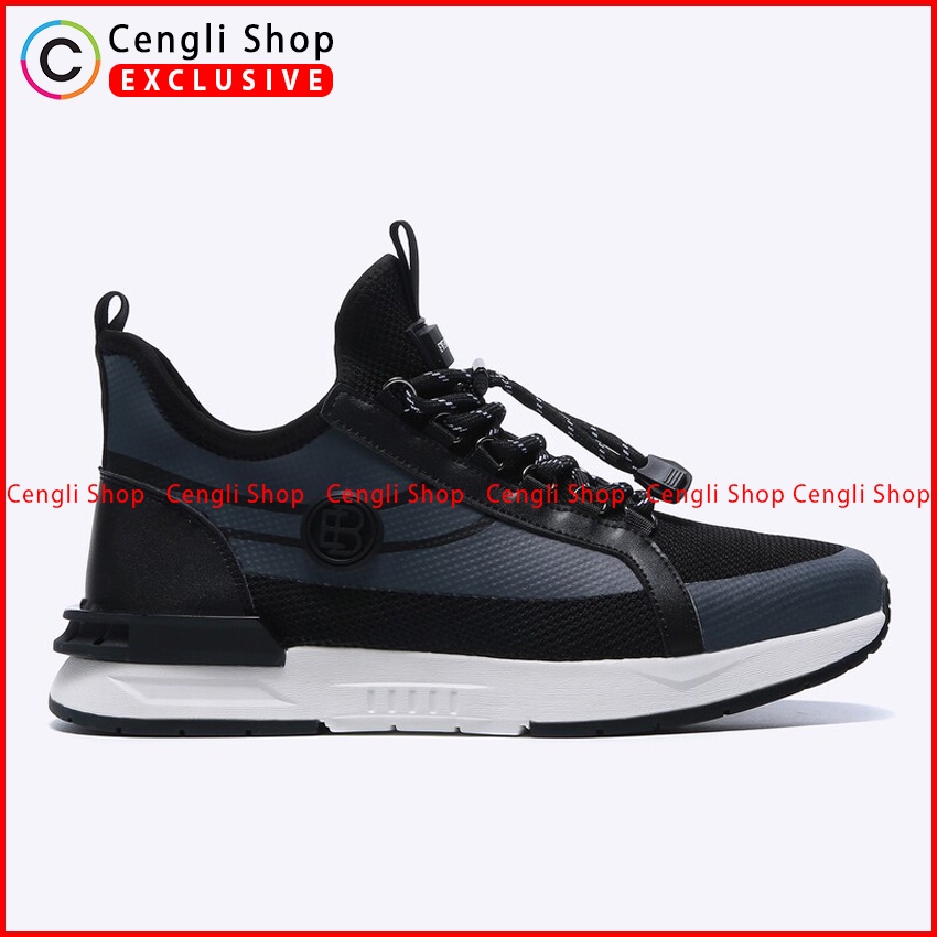 SEPATU SNEAKER EVERBEST PRIA ORIGINAL KETS CASUAL BRANDED HITAM EM51