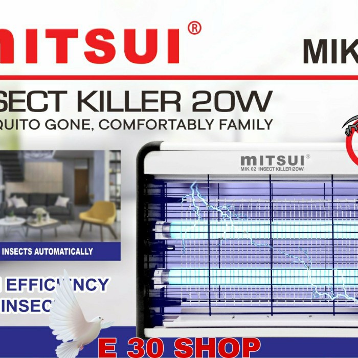 LAMPU NYAMUK / INSECT KILLER / PEST KILLER 20 WATT MIK-02 MITSUI
