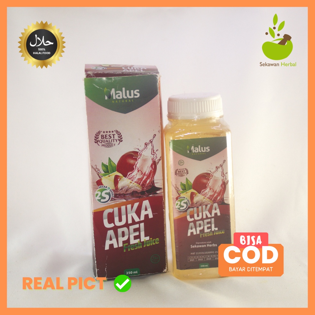 

Malus Natural Cuka Apel 250 ml