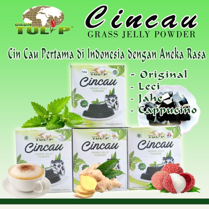 Tulip Cincau Hitam Jangelan Grass Jelly Powder