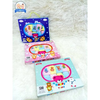 12PCS CELANA  POP BABY HAPPY  TIME  BOX paket kado bayi  murah 