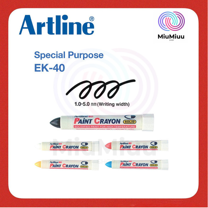 

SPIDOL CRAYON CAT WARNA ARTLINE PAINT CRAYON SOLID MARKER EK-40