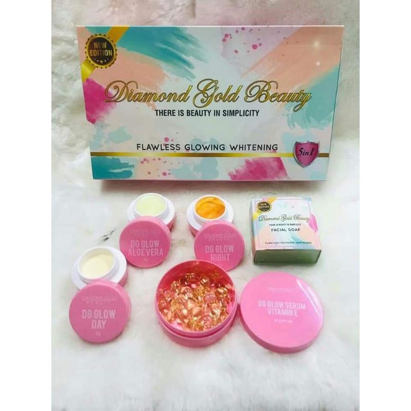 set diamond gold skincare