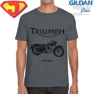 Kaos Classic Bikers - Motor Klasik Triumph 2 - Original Gildan