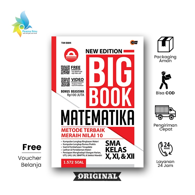 Buku New Edition Big Book Matematika SMA Kelas X, XI, & XII
