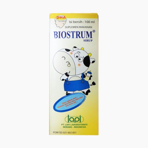 BIOSTRUM SYRUP 100 ML - Multivitamin Suplemen Daya Tahan Tubuh dan Nutrisi Otak