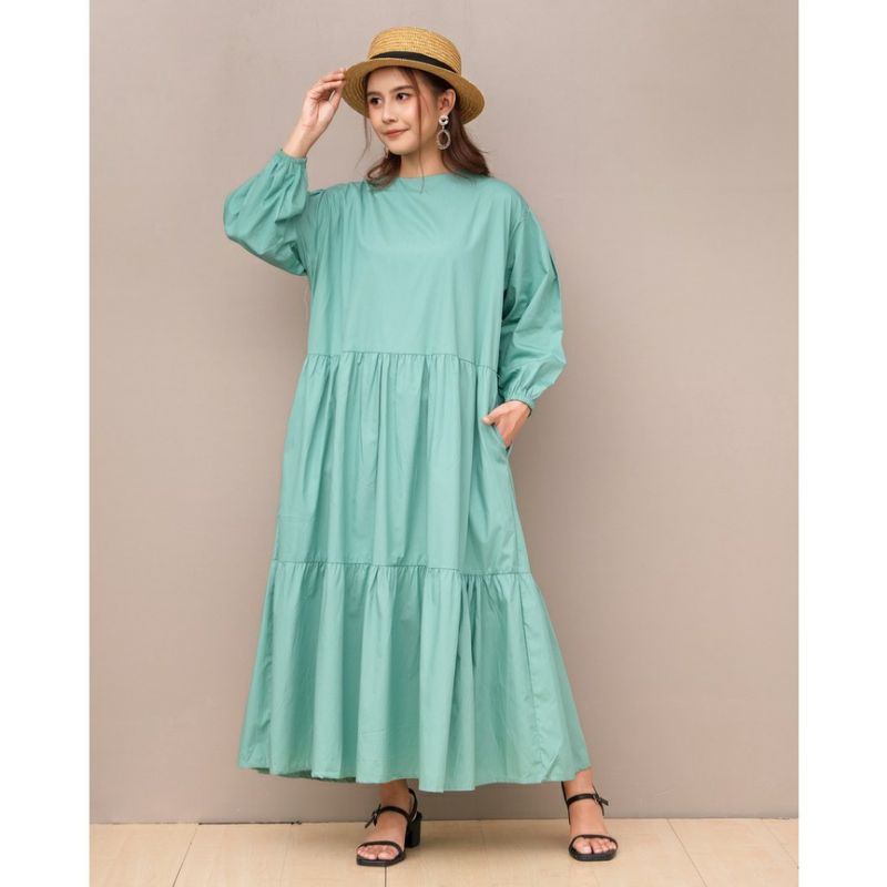 GAMIS RAYON TWILL POLOS / MAXI DRESS