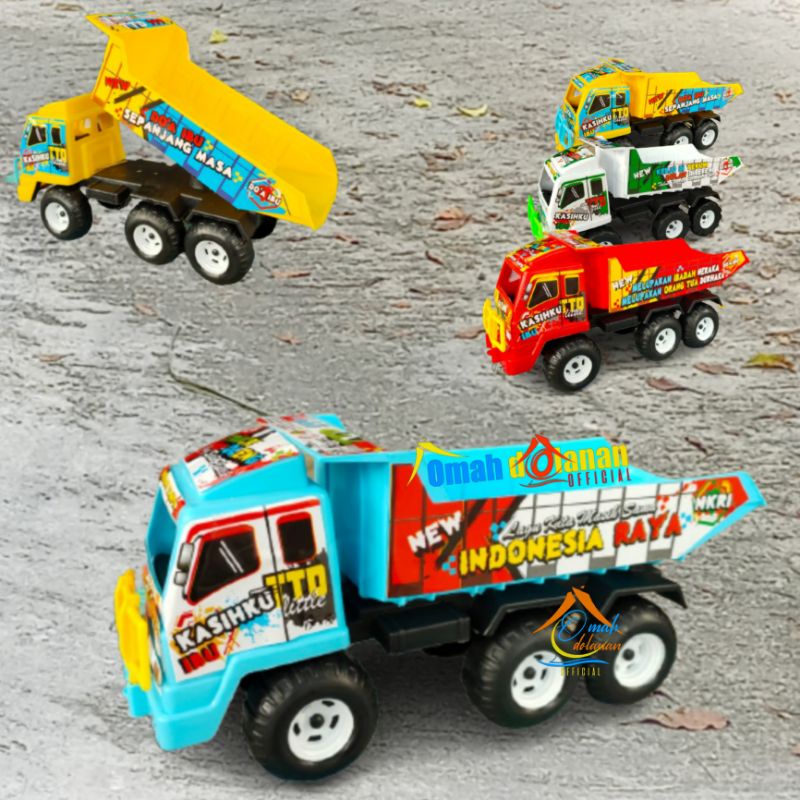 DUMP TRUCK_MAINAN ANAK TRUK DUMP TERBARU OPP/MAINAN TRUK PASIR MURAH BANYAK WARNA TTD 999 NEW