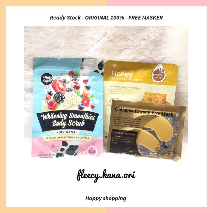 My Kana Body Scrub Whitening Smoothies Original