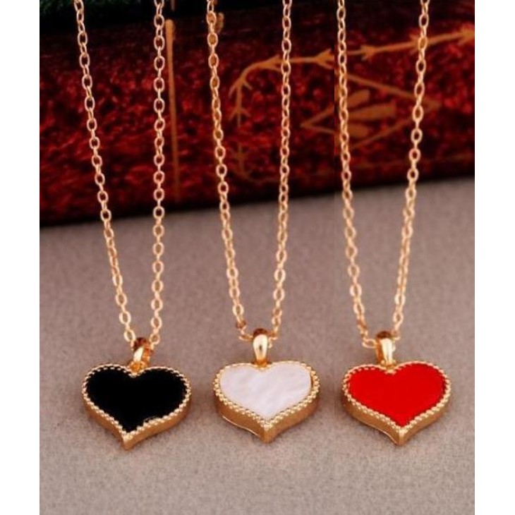 Kalung Rantai Wanita Liontin LOVE Korea Women Fashion Jewelry Alloy Aksesoris Perhiasan Cewe