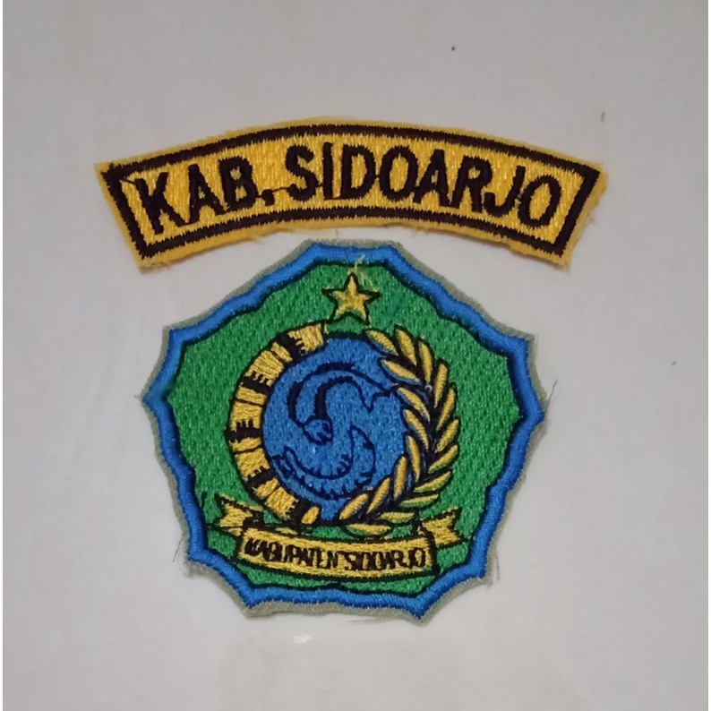 BET BORDIR LOGO PEMKAB KABUPATEN SIDOARJO